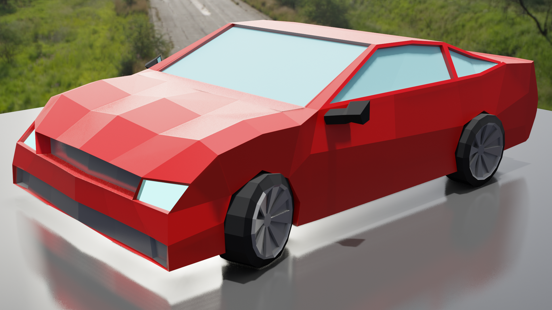 Low Poly Car preview image 1